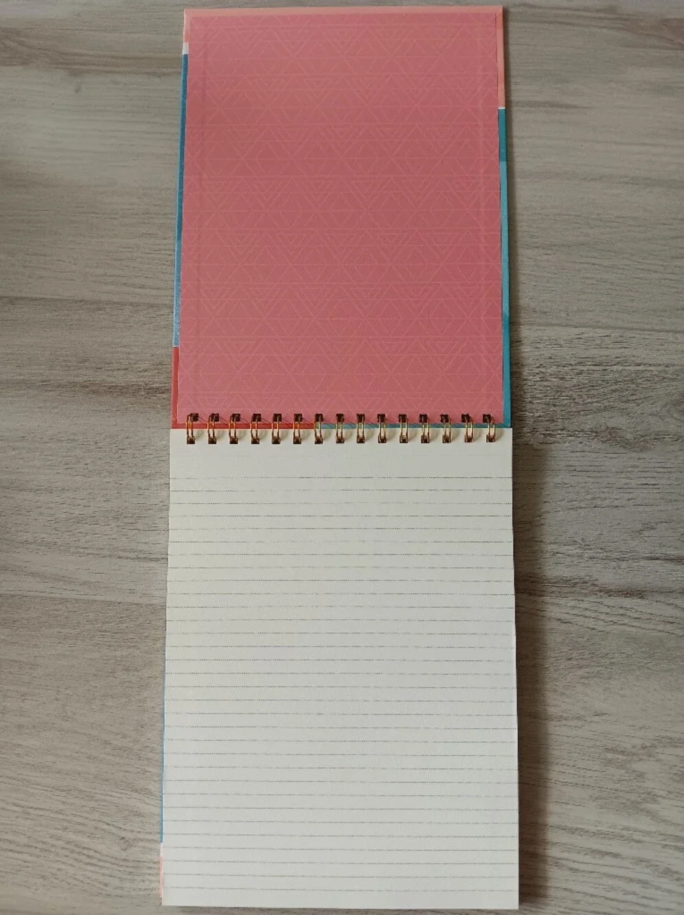 Clementine Spiral Bound Top Flip Hardcover Notebook Orange Pink Lined Pages